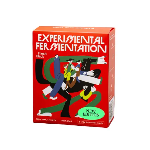 Дрип-кава Fresh Black Experimental Fermentation discovery box 60 г 5 шт. по 12 г