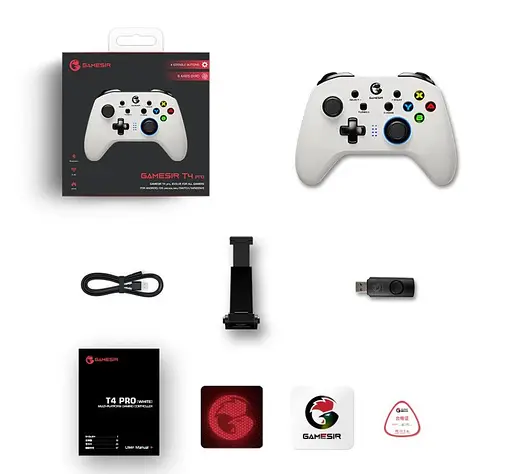 Геймпад джойстик для смартфона GameSir T4 Pro White MFi Multi-platform Game Controller - фото 4