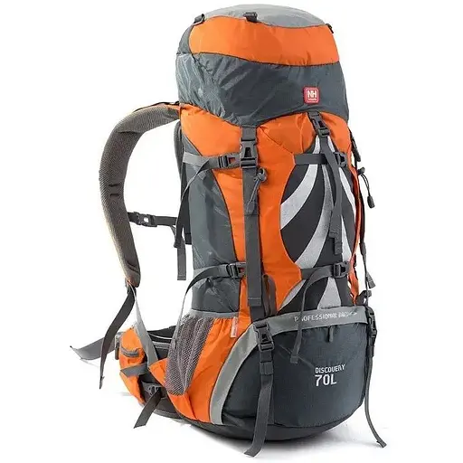 Рюкзак Naturehike NH70B070-B 70 л + 5 л Помаранчевий (1047-6927595709016)