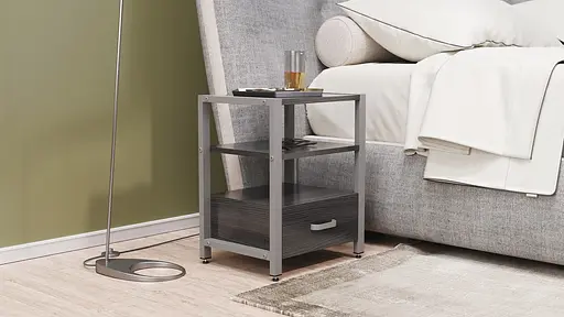 Тумба универсальная Вивьен 1/1 50x41x40 серый ДСП Сосна Кембра 16мм FRD-104155 - фото 2