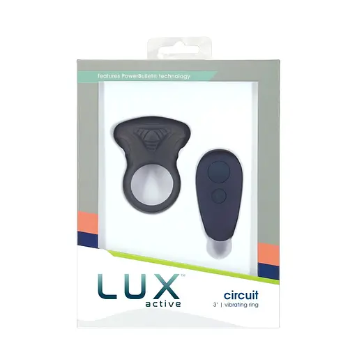 Ерекційне віброкільце Lux Active Circuit Vibrating Cock Ring, пульт д/у 7 режимів вібрації - фото 4