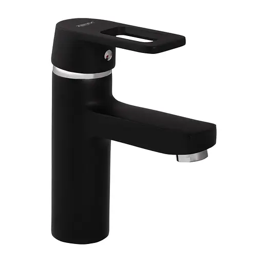 Змішувач для умивальника Zerix Z1030-6 black ZX0352 Чорний матовий - фото 1