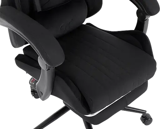 Геймерское кресло GT Racer черное (X-2324 Fabric Black Suede) - фото 8