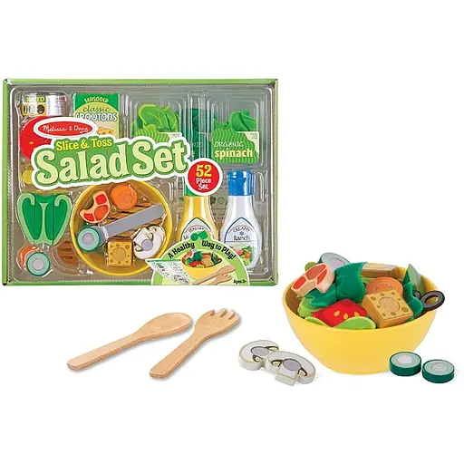 Ігровий набір Melissa & Doug Нарізка салату (MD19310)