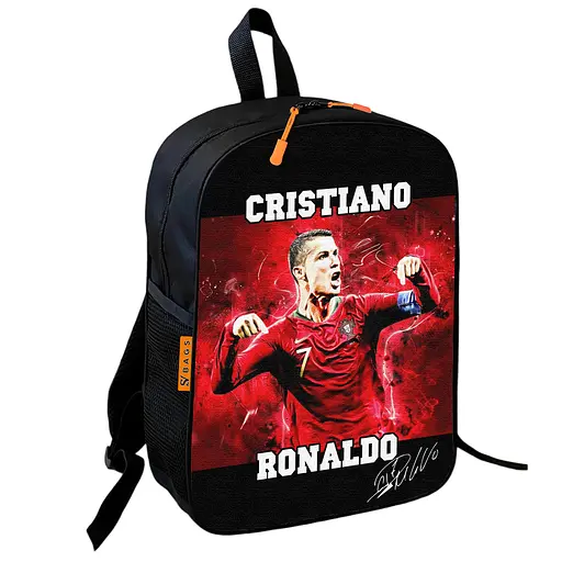 Рюкзак школьный детский спортивный Криштиану Роналду 36х27 см для мальчика (01117)