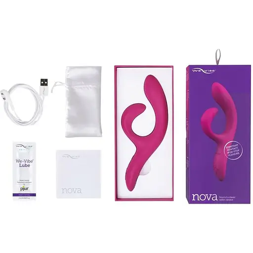 Смарт-вибратор кролик We-Vibe Nova Fuchsia регулируемый угол наклона ствола - фото 6