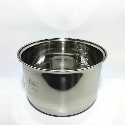 Универсальная стальная кастрюля для мультиварки на 5 литров H=145 мм, D=235 мм - фото 2