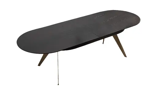 Стол раскладной Elissa 2000/2750x1000x770 черный - фото 3