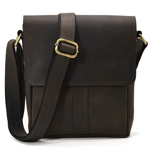 Чоловіча шкіряна сумка через плече LIMARY 22х18х5 см sum0025907 - фото 5