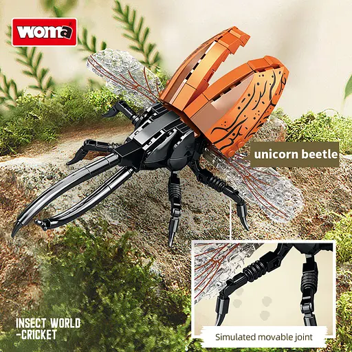 Конструктор насекомые  WOMA развивающий научный набор живой мир 705 деталей - фото 6