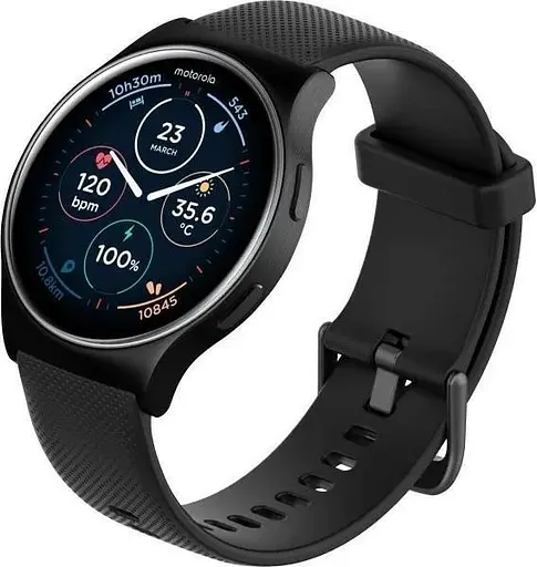 Смарт-часы Motorola Moto Watch 120 Phantom Black - фото 2