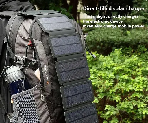 Портативное зарядное устройство на солнечных батареях Kernuap SunPower 10 Вт - фото 3