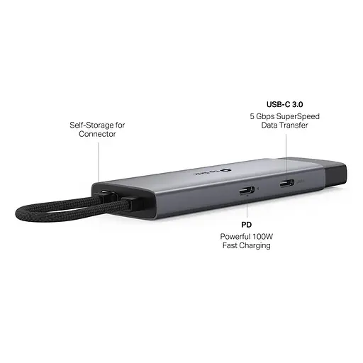 USB-Хаб TP-Link USB Type-C 5 в 1 (UH5020C) - фото 9