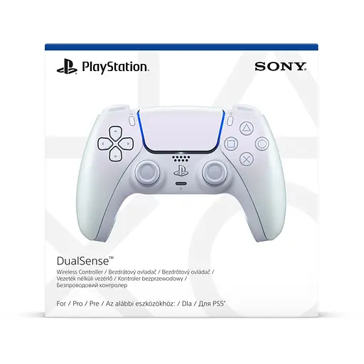 Геймпад Sony Playstation DualSense Bluetooth PS5 Chrome Pearl (1000044446) - фото 4