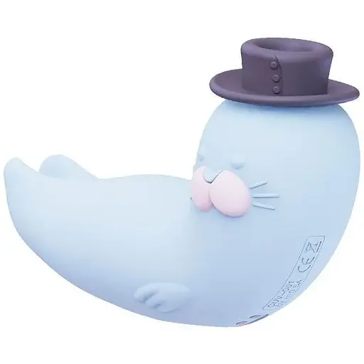 Вакуумный вибратор CuteVibe Franky Blue - фото 4