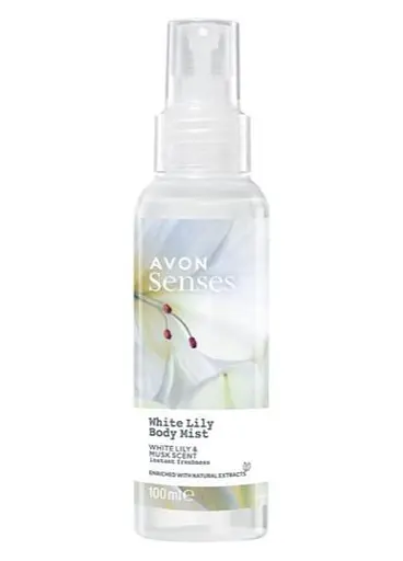 Освіжаючий лосьйон-спрей для тіла Avon Біла лілія новий дизайн 100 мл - фото 2