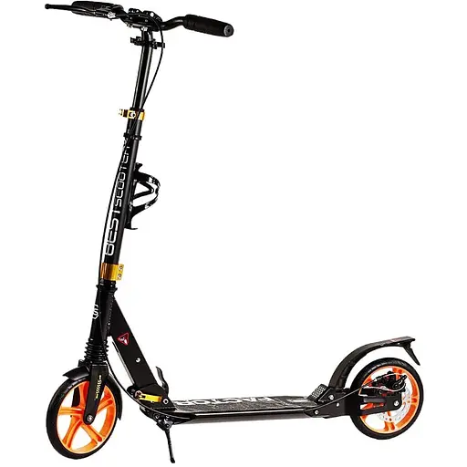 Самокат Best Scooter складаний 46.5х13.6х80-105 см Чорний 000231385