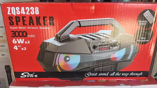 Акустична система (колонка) ZQS4238 з підсвічуванням - фото 4