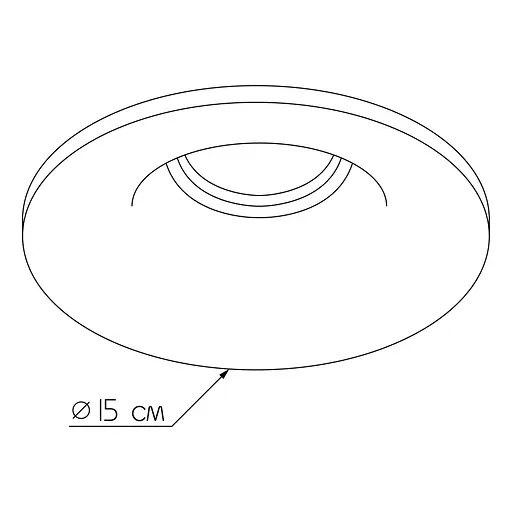 Врізний точковий світильник Imperium Light Monta 465115.01.01 - фото 2