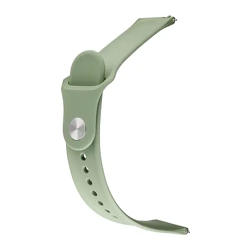 Ремінець Xiaomi Watch Active/Galaxy S4 42 mm/Gear S2/Xiaomi Spinach Silicone 20 mm Зелений - фото 2