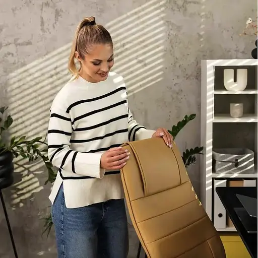 Офисное кресло Di Volio Adelo бежевый - фото 9