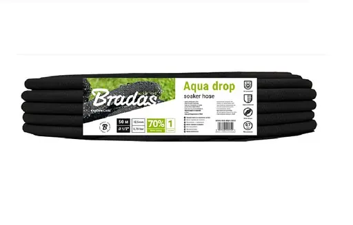 Сочащийся шланг Bradas AQUA-DROP 1/2" – 50 м WAD1/2050 - фото 1