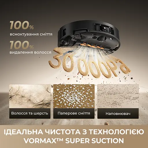 Робот-пилосос миючий Dreame Bot Matrix10 Ultra Black - фото 2