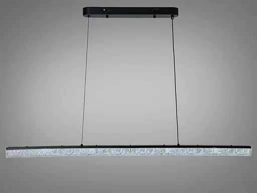 Підвісна люстра Diasha чорна 28 Вт 5 м² без пульта - фото 4