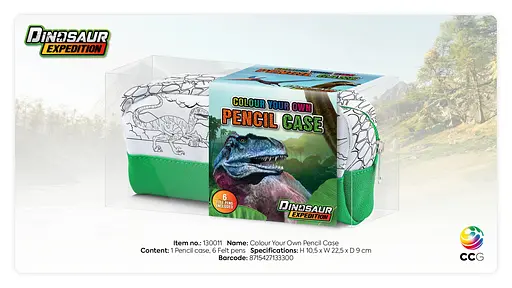 Пенал-розмальовка Moxy Dinosaur Expedition з фломастерами (990194) - фото 6
