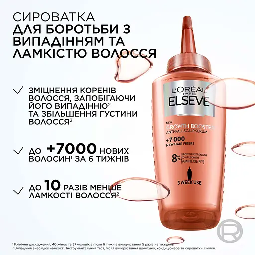 Сыворотка L'Oreal Paris Elseve Growth Booster для борьбы с выпадением и ломкостью волос 102 мл - фото 8