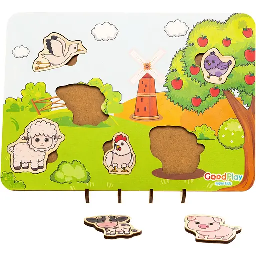 Пазл-сортер GoodPlay Фермерський світ (PS-4-012) - фото 3