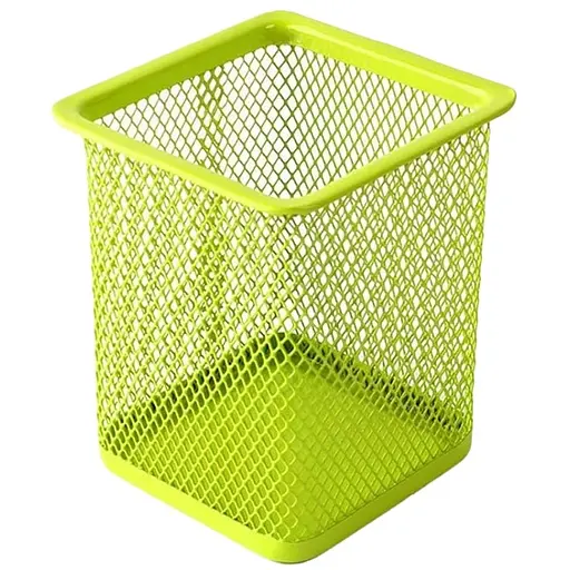 Подставка для ручек металлическая Квадратная, 3545_C (в ассортименте)