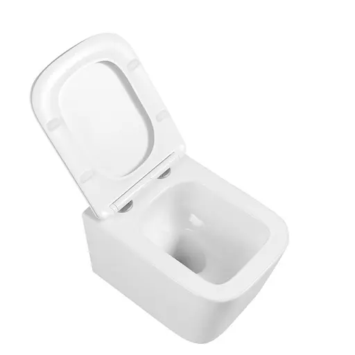 Унитаз подвесной Qtap Crow безободковый с сиденьем Soft-close QT05335171W - фото 3