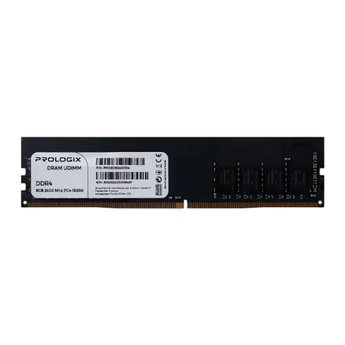 Оперативная память Prologix 8GB DDR4 2400MHz (PRO8GB2400D4)