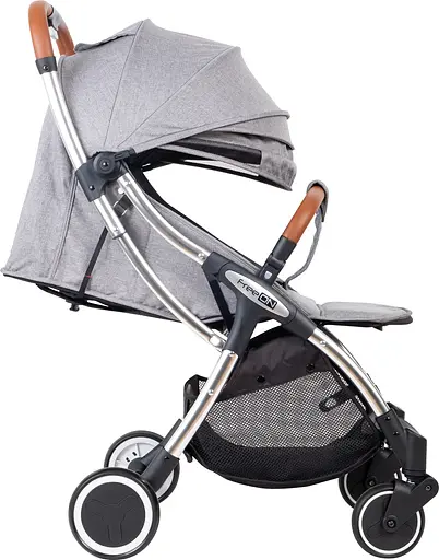 Коляска для ребенка прогулочная FreeON Nano, grey [CD] - фото 7