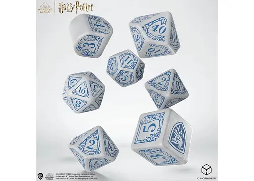 Набір кубиків Harry Potter. Ravenclaw Modern Dice Set - White , 7 шт. (190142/2023/3/B) - фото 2