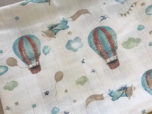 Муслиновая пеленка Moontime "Воздушные шарики" - фото 2