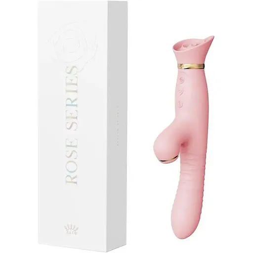 Пульсатор-вібратор із вакуумною стимуляцією клітора Zalo - ROSE Thruster Strawberry Pink - фото 9