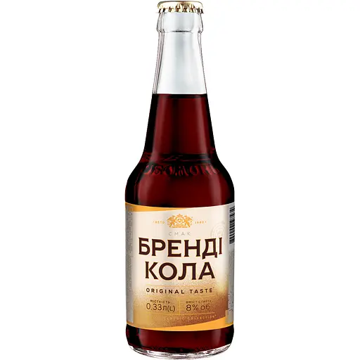 Напиток слабоалкогольный Оболонь Бренди Кола 8% 0.33 л (695)