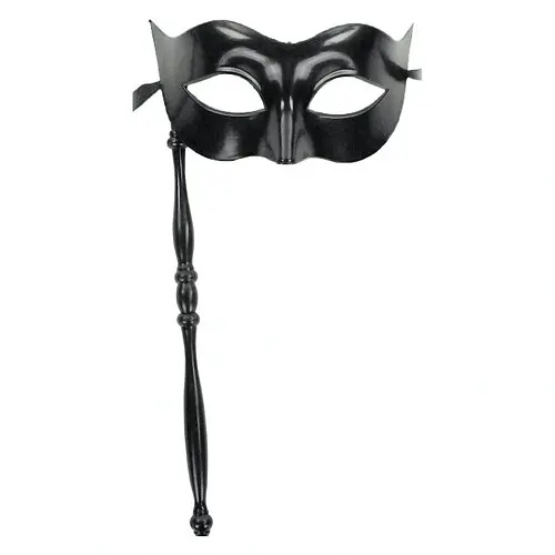 Маска Бал-маскарад с ручкой - фото 1