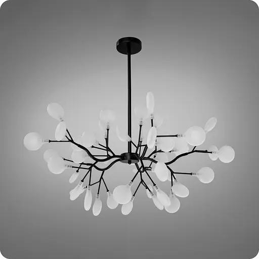 Люстра подвесная 517 Dlight на 45 ламп Чорный (01962) - фото 2