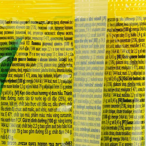 Цукерки желейні Zozole Painter Green смак кавуна 75 г - фото 3