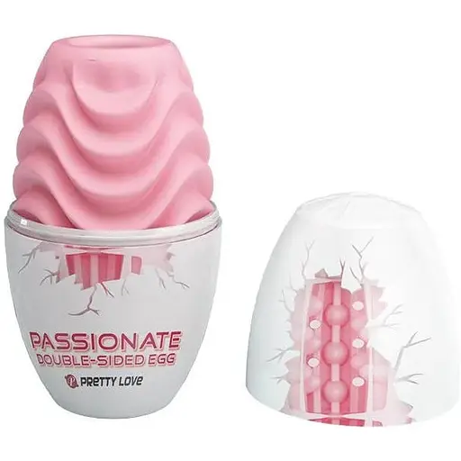 Мастурбатор яйце Pretty Love Passionate Double Sided Egg рожевий