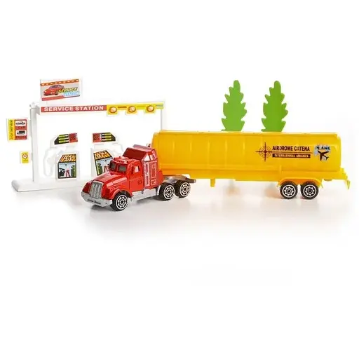 Игровой набор Автозаправка и грузовик IM294