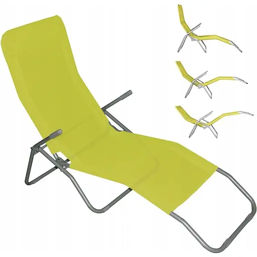 Кресло-шезлонг Jumi раскладной зеленый - фото 9