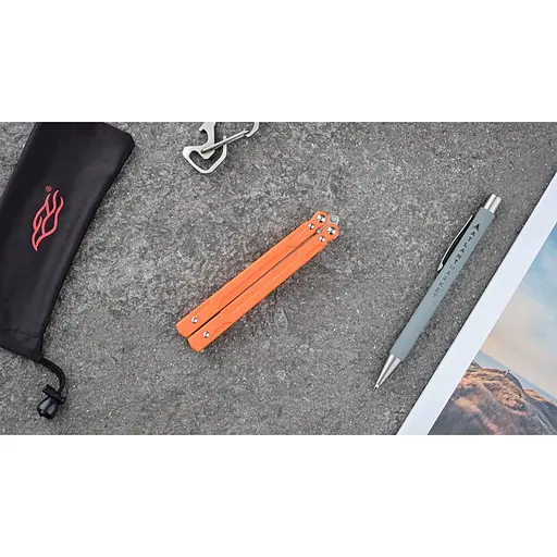 Нiж-метелик (балiсонг) Ganzo G766-OR - фото 8