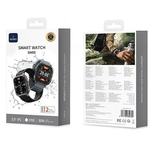 Смарт-годинник WIWU Smart Watch SW05 Tarnish - фото 6