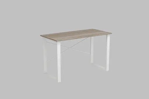 Письмовий стіл Ferrum-decor Драйв 750x1400x600 Білий метал ДСП Дуб Сонома Трюфель 16 мм (FRD-103147) - фото 6