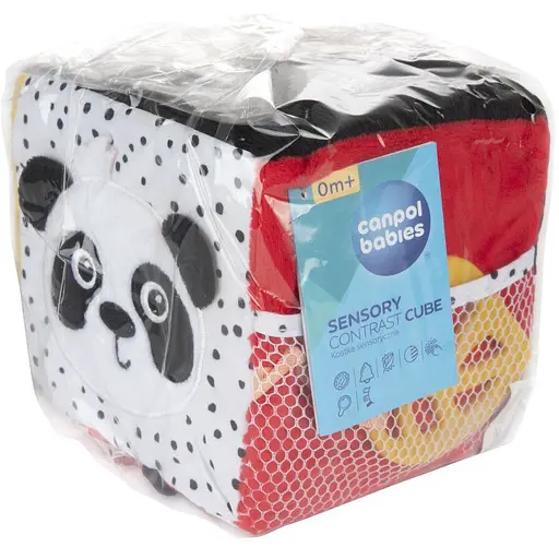 Мягкий контрастный сенсорный кубик Canpol babies BabiesBoo (68/098) - фото 9