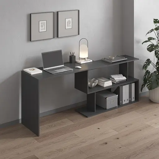 Стіл комп'ютерний Vays поворотний письмовий стіл трансформер M-41 Антрацит - фото 2